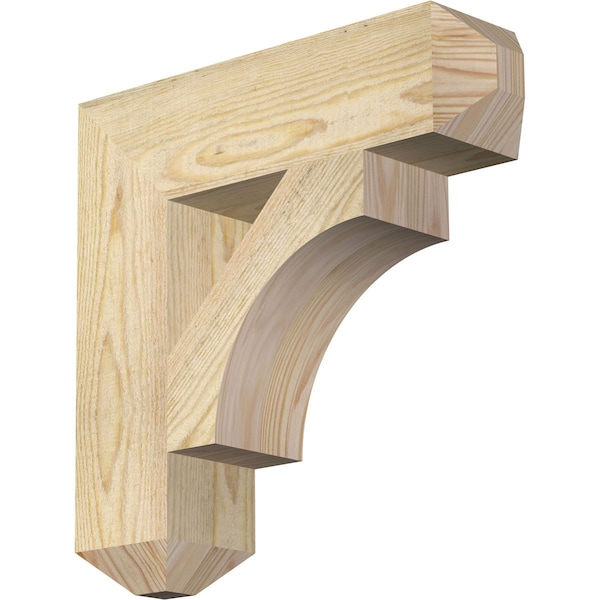 Ekena Millwork Westlake Craftsman Rough Sawn Bracket, Douglas Fir, 4"W x 16"D x 16"H BKT04X16X16WTL04RDF - main